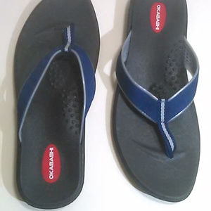 Okabashi Blur Thongs Flip-Flops sz L